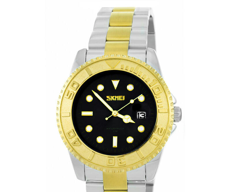 Наручные часы skmei 9295tgdbk silver/gold-black