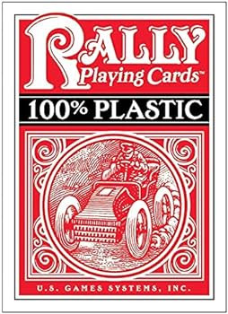 Карты "100% Plastic Rally Playing Сards red"