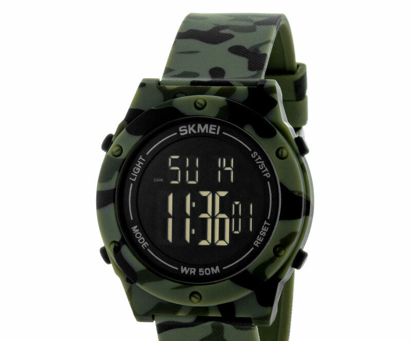 Наручные часы skmei 1772cmgnbk army green camo/black