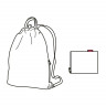 Рюкзак складной mini maxi sacpack glencheck red