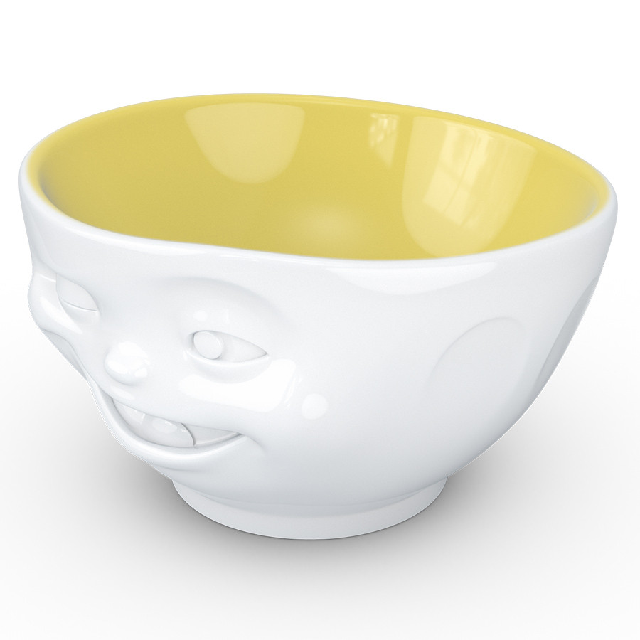 Чаша tassen winking, 500 мл, белая-желтая