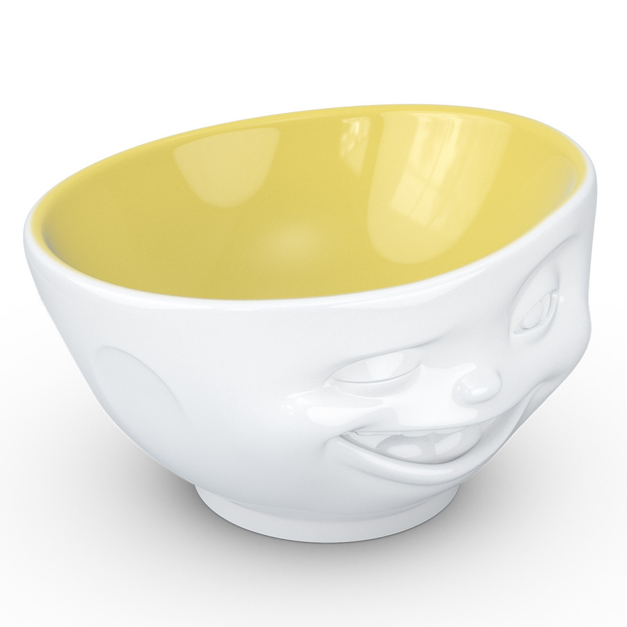 Чаша tassen winking, 500 мл, белая-желтая