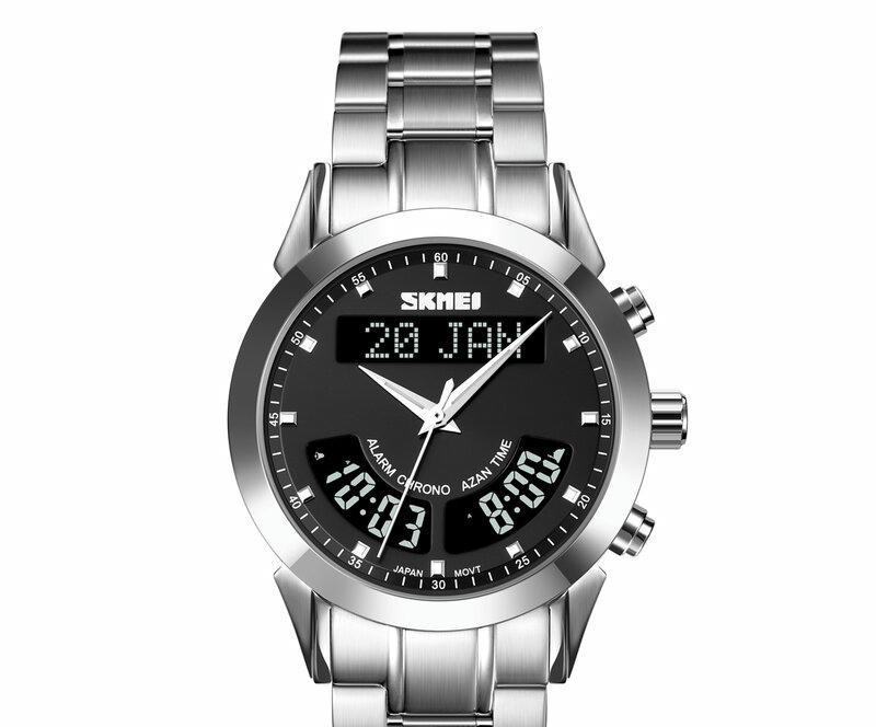 Наручные часы skmei q036ssibk silver/black-steel