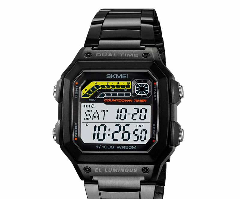 Наручные часы skmei 2307sbk black-steel