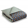 Комплект постельного белья из сатина мятного цвета с принтом triangles из коллекции wild, 150х200 см