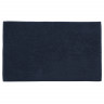 Коврик для ванной ворсовый из чесаного хлопка темно-синего цвета из коллекции essential, 50х80 см