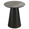 Столик zoe, D45х50 см, черный