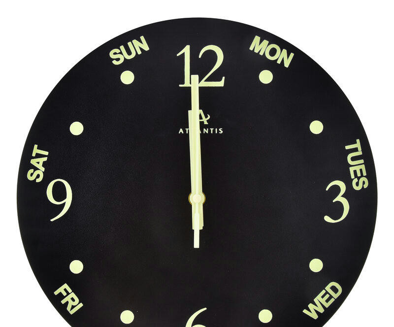 Настенные часы atlantis m6012-2 black
