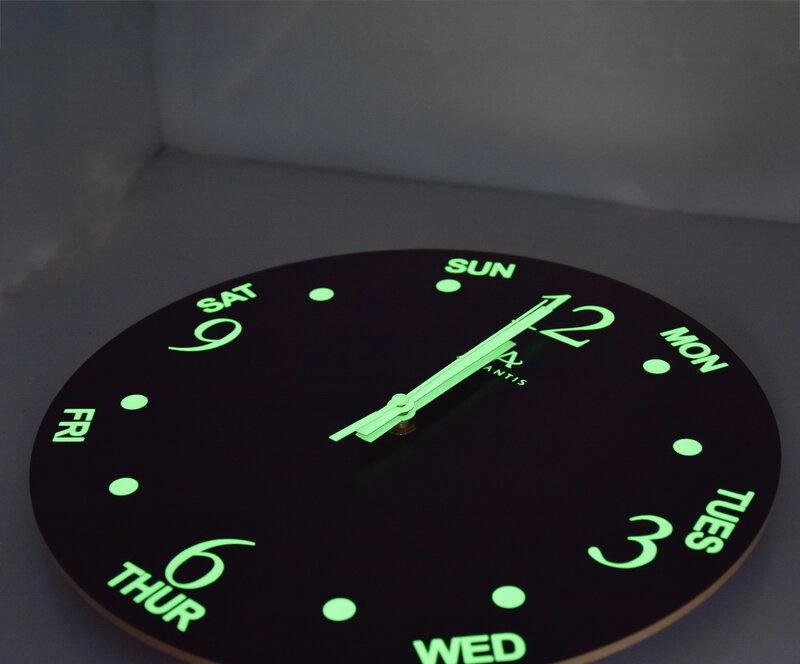 Настенные часы atlantis m6012-2 black