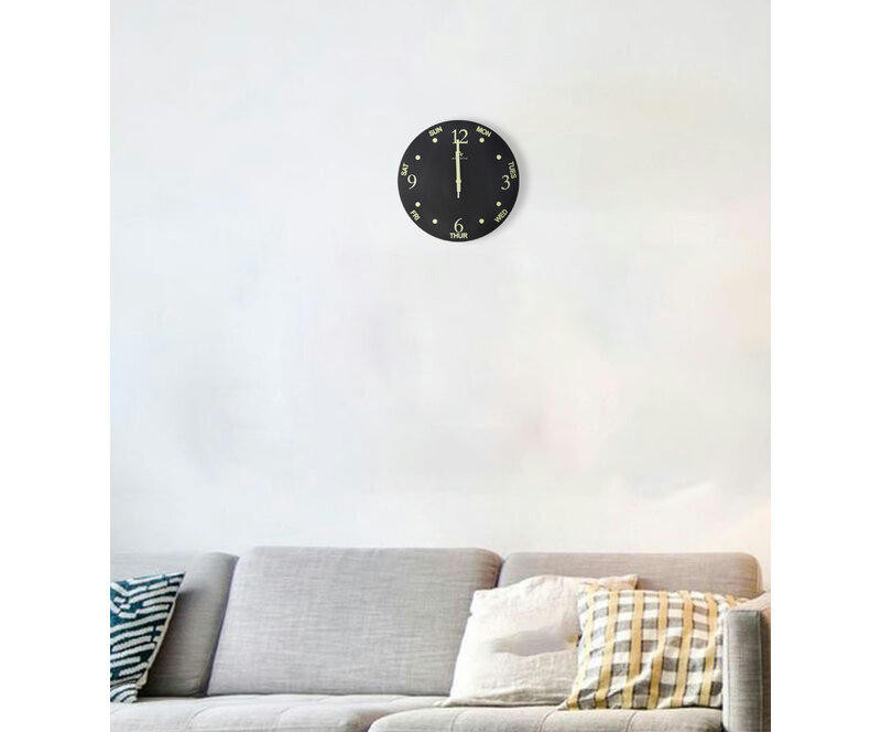 Настенные часы atlantis m6012-2 black