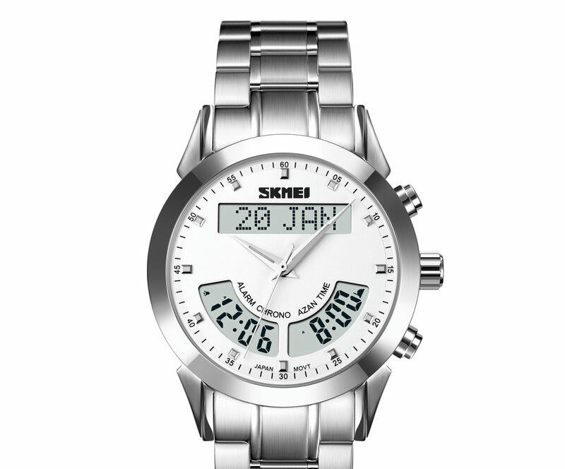 Наручные часы skmei q036ssi silver/white-steel