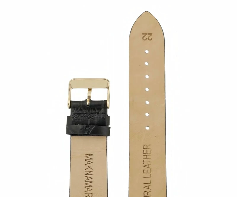 Ремешки maknamara 22 мм croco чер