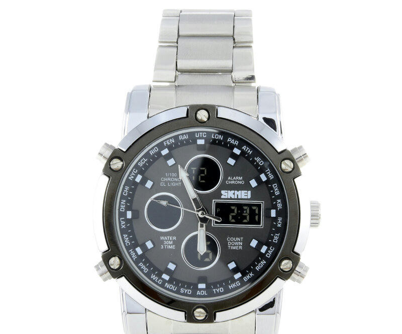 Наручные часы skmei 1389sibk silver/black