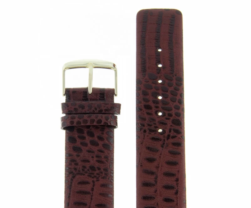 Ремешки velengton 22 темн-бордо змея