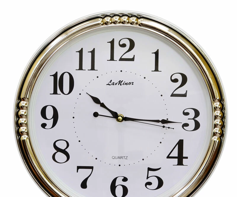Настенные часы la minor 7423-b сереб