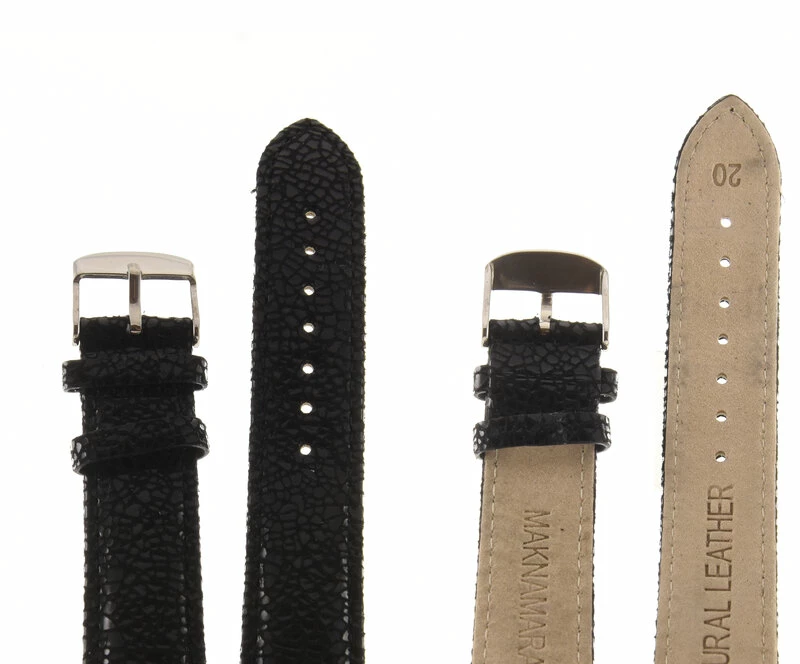 Ремешки maknamara 20 мм змея чер-3 сер заст