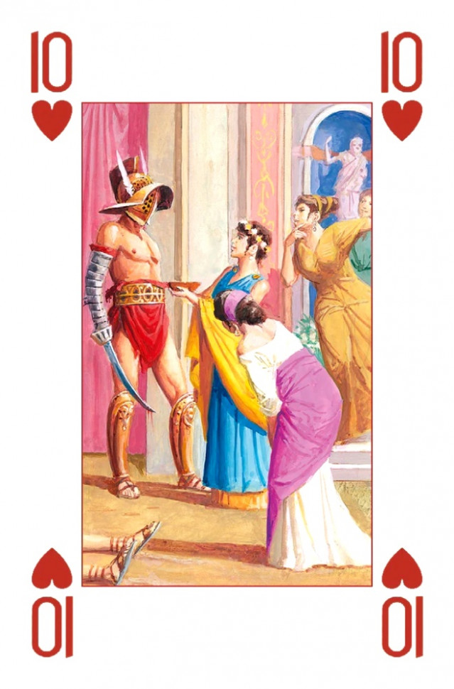 Карты "Colosseum Playing Cards Two Decks" Lo Scarabeo / Две колоды игральных карт Колизей