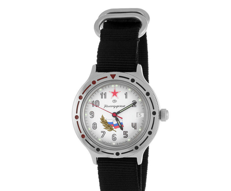 Наручные часы ВОСТОК 2416 (921277) ремень текстиль