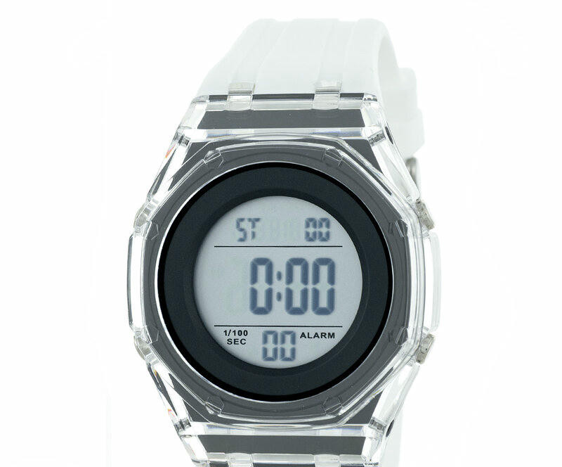 Наручные часы skmei 2063wtwt transparent white/white