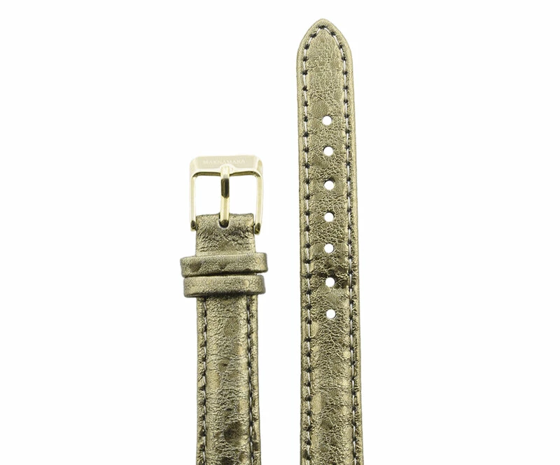 Ремешки maknamara 14 мм змея золот зол заст mp-14122