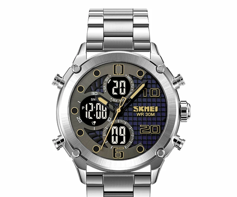 Наручные часы skmei 1975ssibk silver/black steel