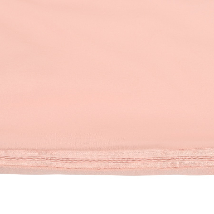 Комплект постельного белья двуспальный цвета пыльной розы из органического стираного хлопка из коллекции essential