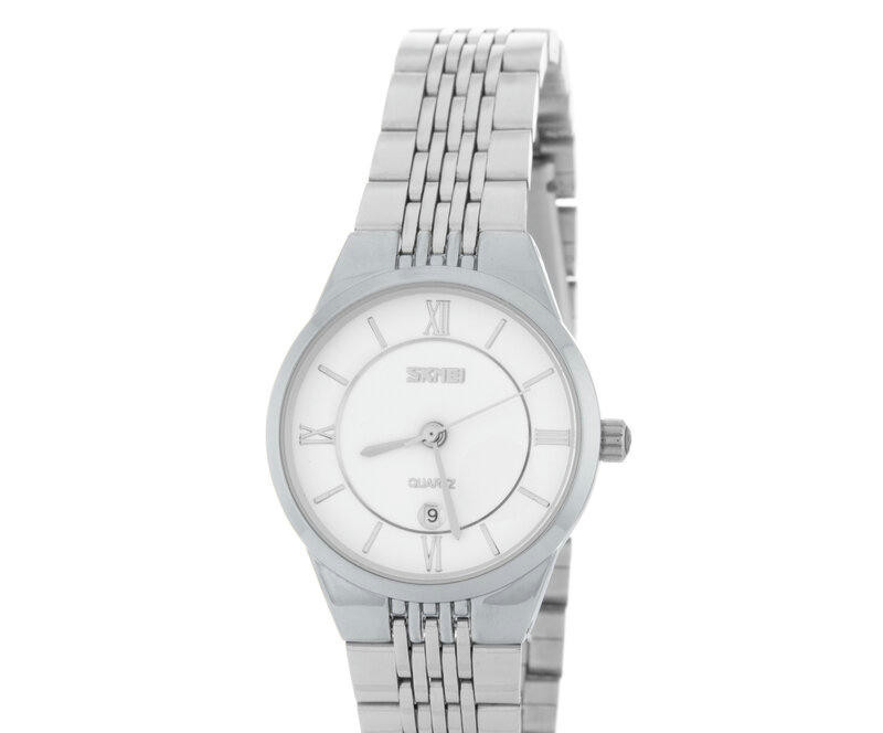 Наручные часы skmei 9139wtsi-s white/silver lady
