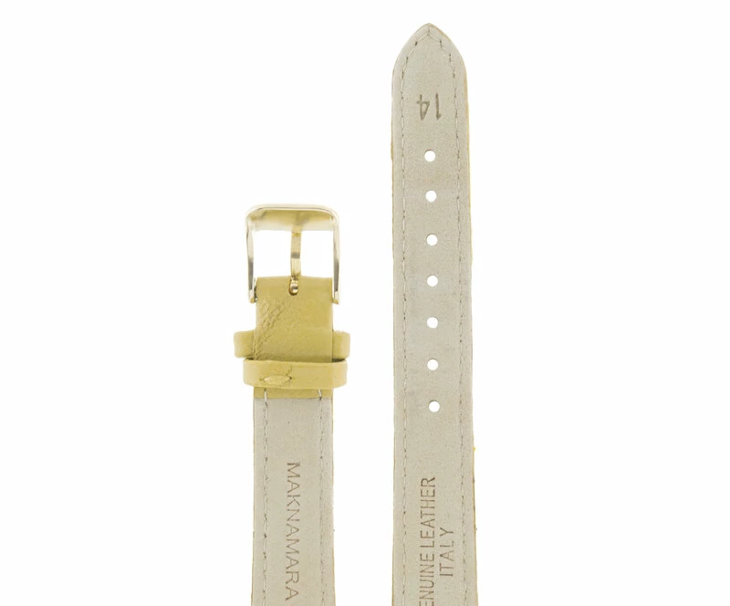 Ремешки maknamara 14 мм горчич зол заст