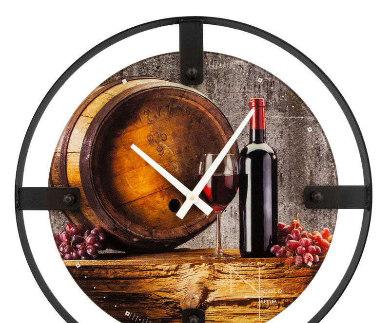 Настенные часы nicole time nt152 wine cellar