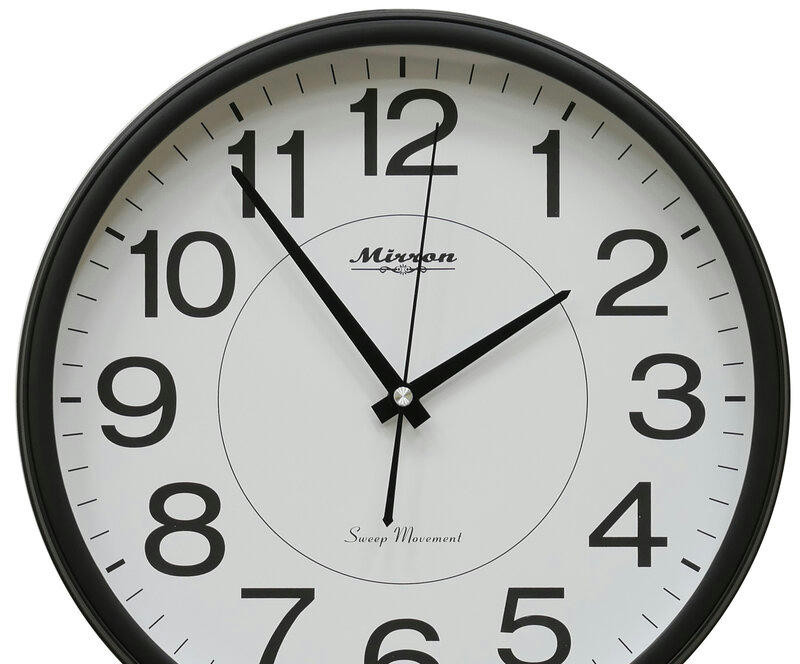Настенные часы mirron p3113А ЧБ