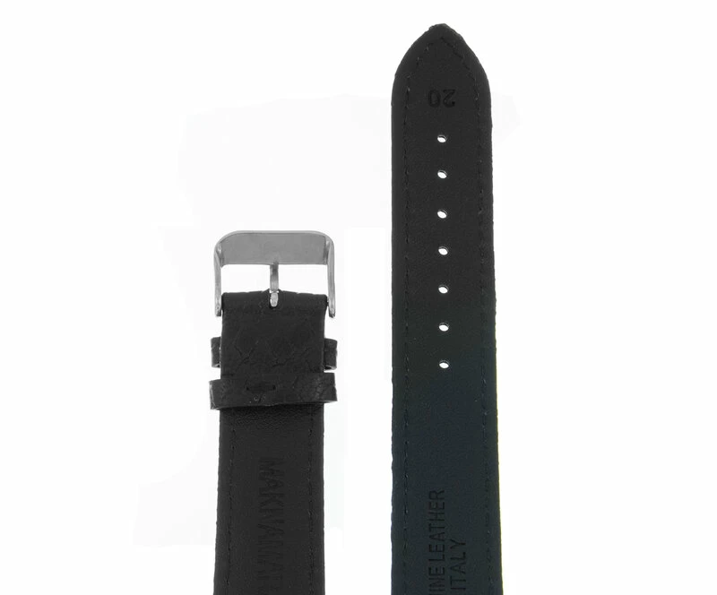 Ремешки maknamara 20 мм змея чер сер заст