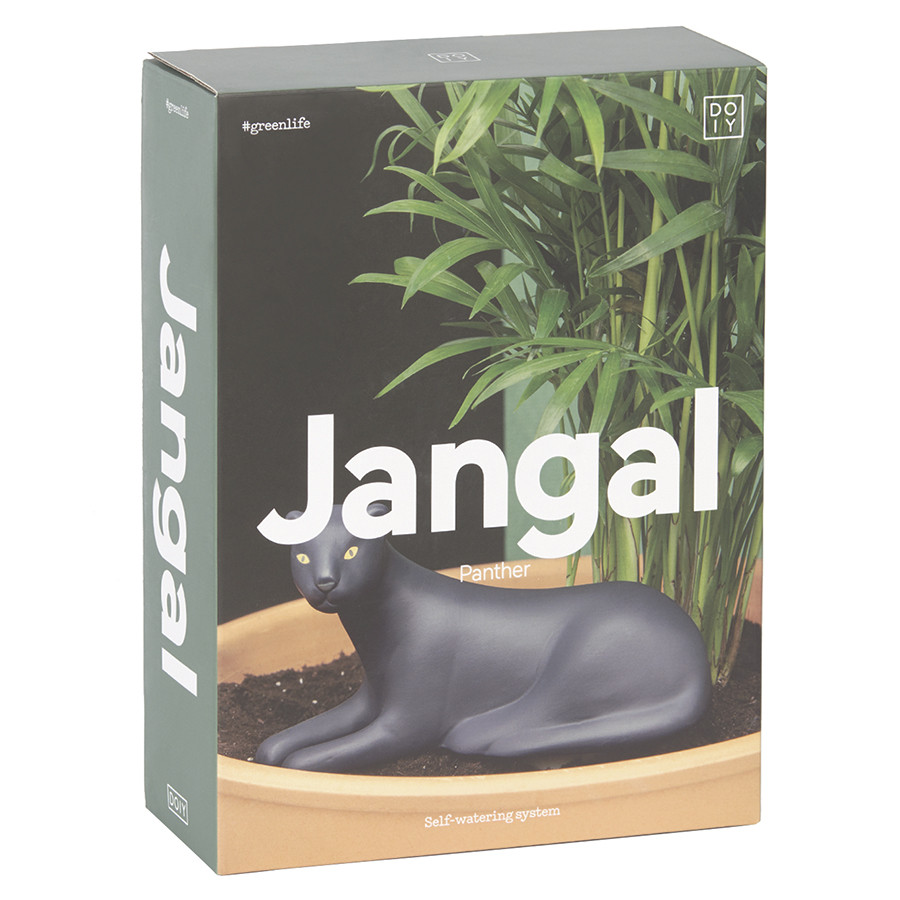 Фигурка с функцией полива для растений jangal panther