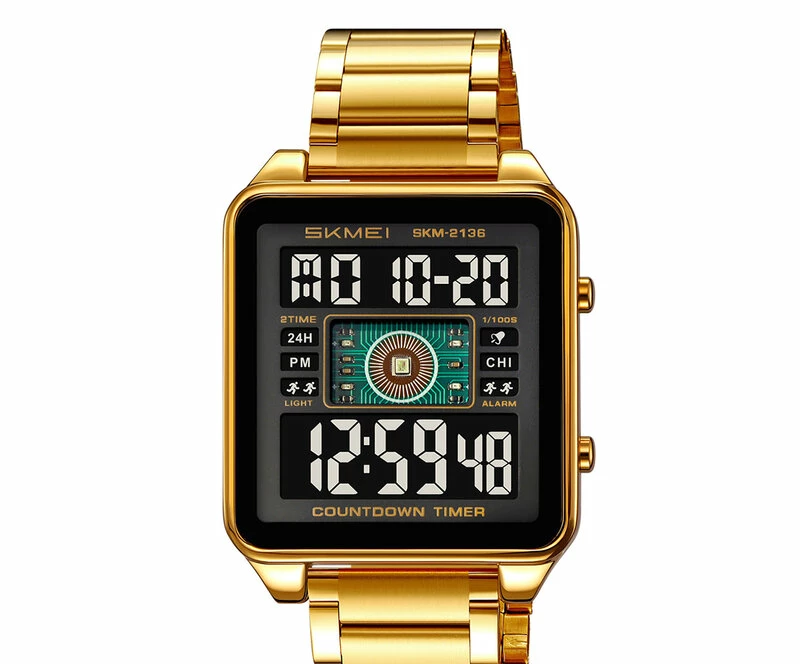 Наручные часы skmei 2136gdbk gold/black