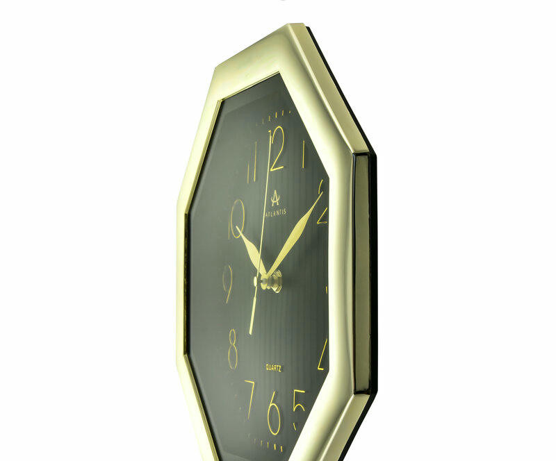 Настенные часы atlantis tld-6019 black dial