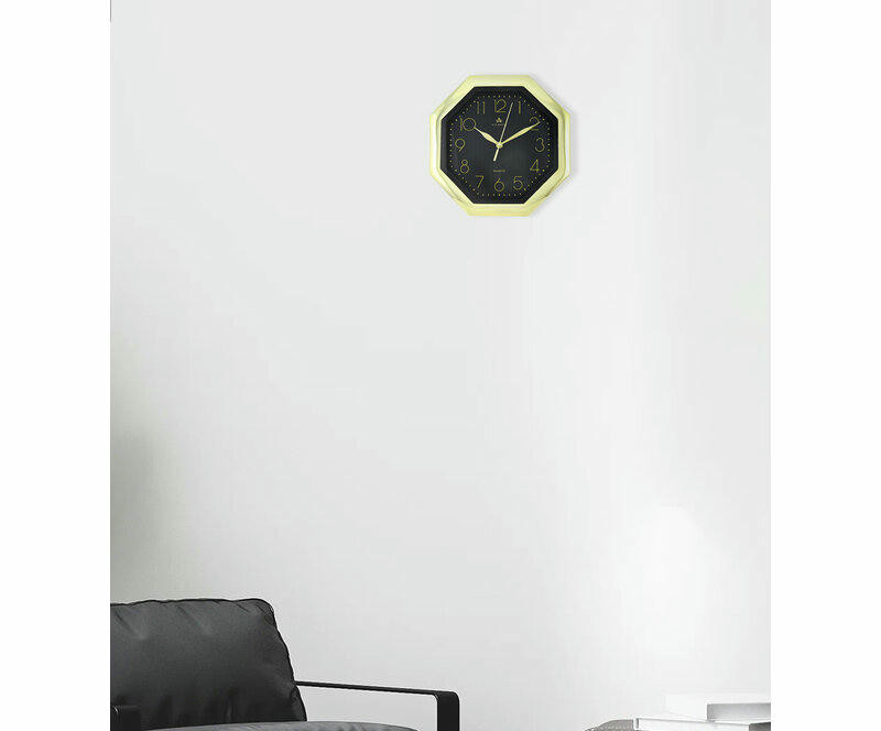 Настенные часы atlantis tld-6019 black dial