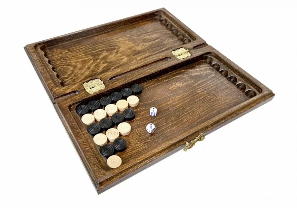 Шахматы + нарды резные "Олимпик 1" 30, Ustyan