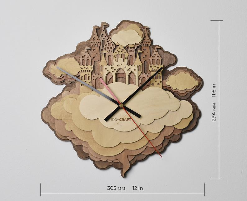 Настенные часы IRGACRAFT Замок
