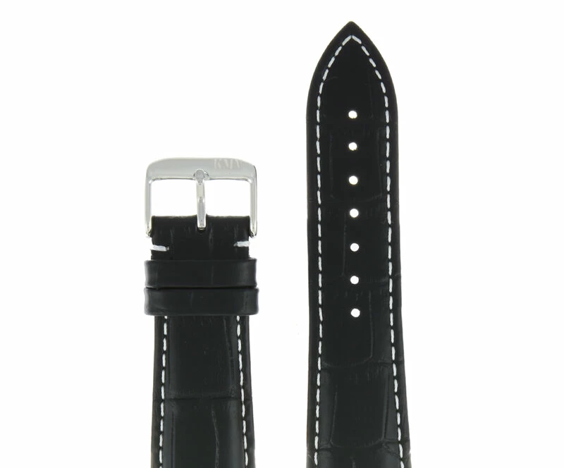 Ремешки "kmv" s-29, 24 р-р, чер. с бел. ст, l