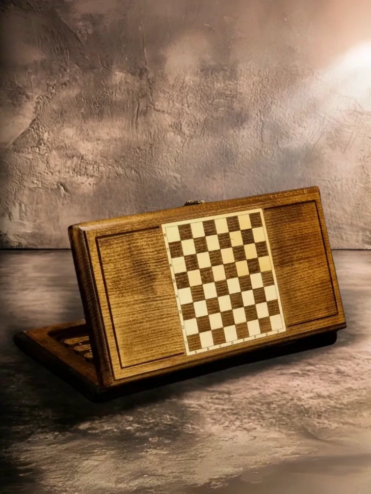 Нарды резные "Золотой Узор 1" 40, Mirzoyan