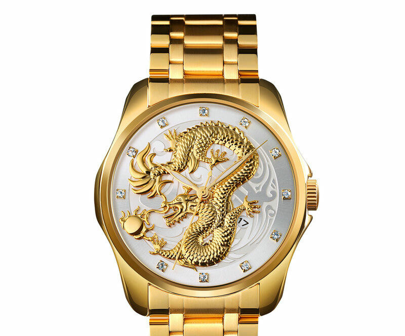 Наручные часы skmei 9193gdsi gold/silver