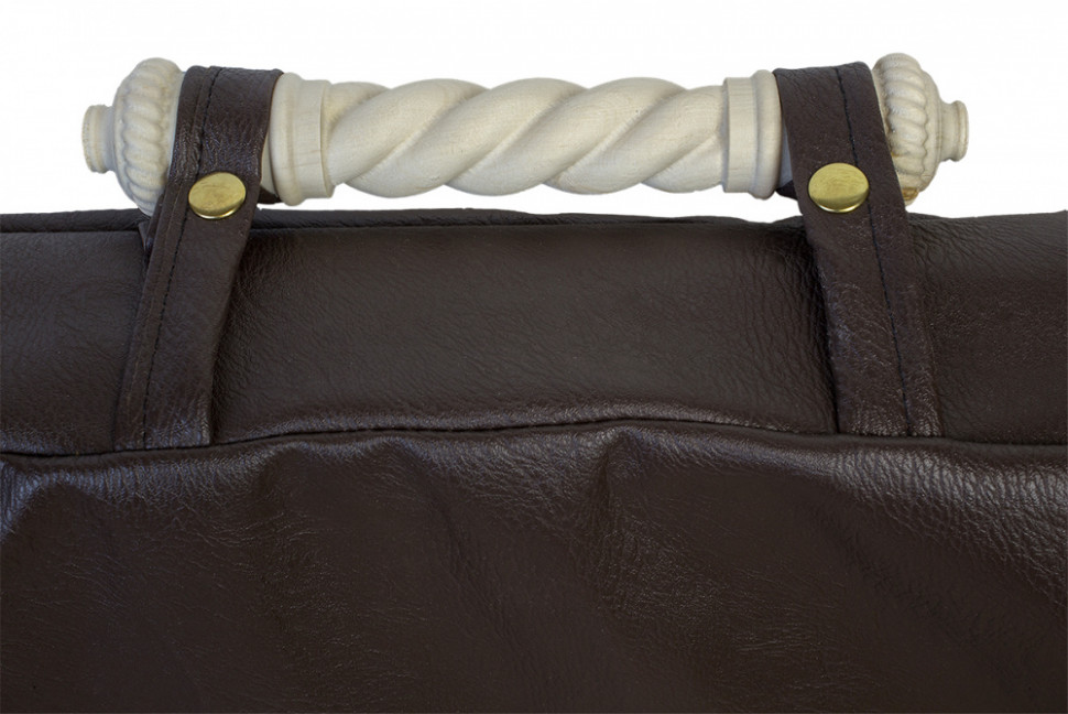 Чехол кожаный с деревянной ручкой для больших нард, Mkhitaryan