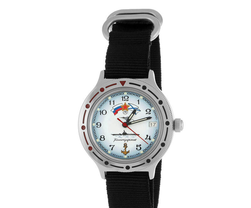 Наручные часы ВОСТОК 2416 (921241) ремень текстиль