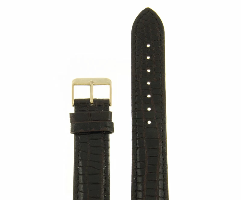 Ремешки maknamara 20 мм croco т.кор зол заст-2