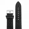 Ремешки maknamara 22 мм croco чер сер заст mp-22003