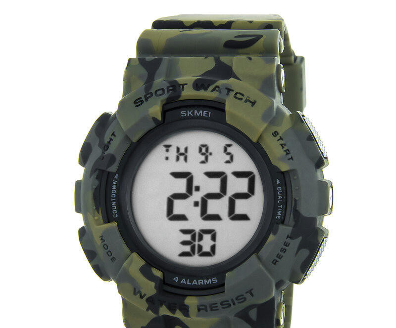 Skmei 2081cmagwt army green camo-white