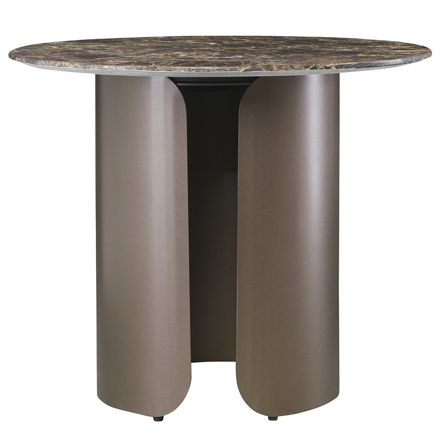 Столик кофейный inger, D60 см, коричневый