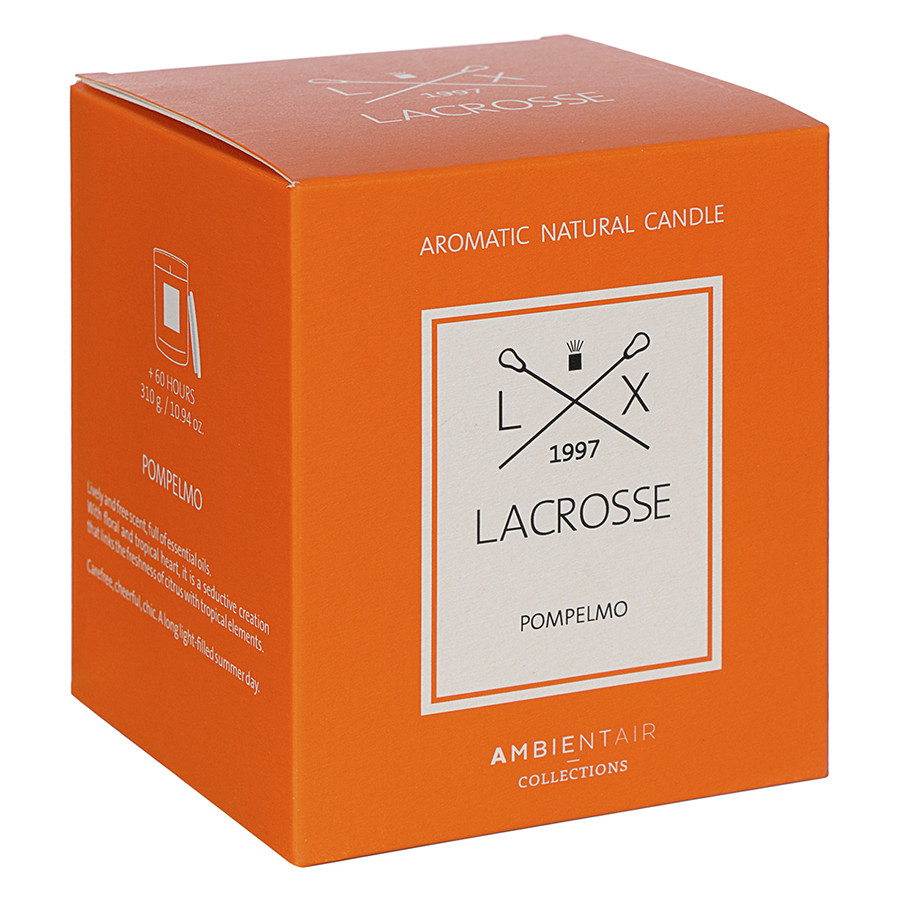 Свеча ароматическая lacrosse, Грейпфрут (новая), 60 ч
