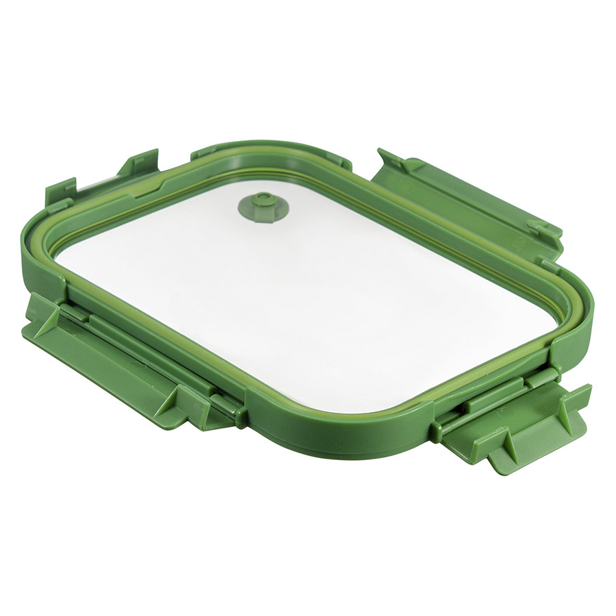 Контейнер для запекания и хранения прямоугольный с крышкой, 1 л, зеленый