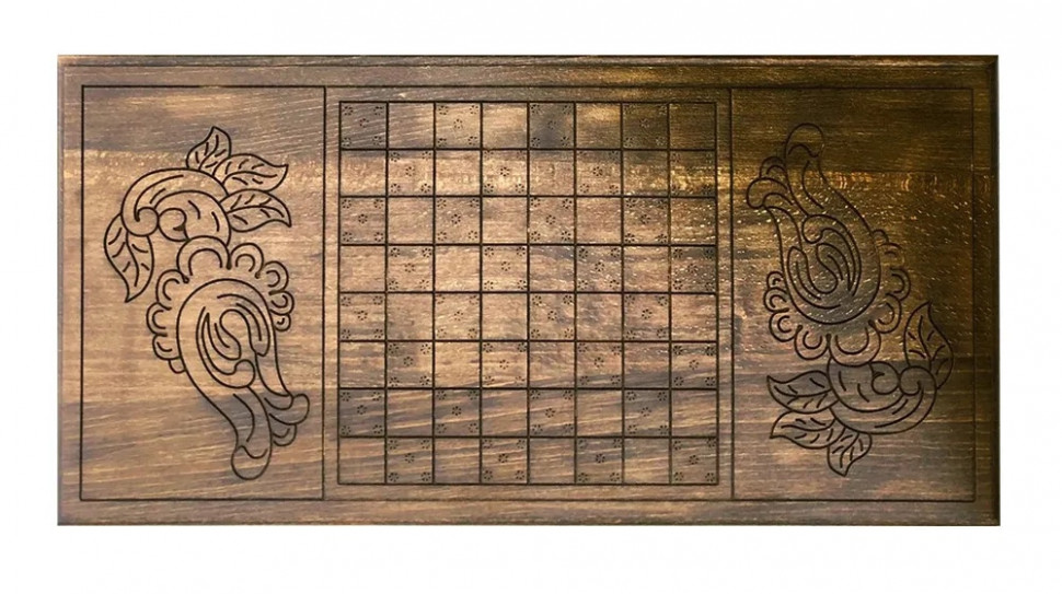 Нарды резные "Сияние 4",50 Ustyan