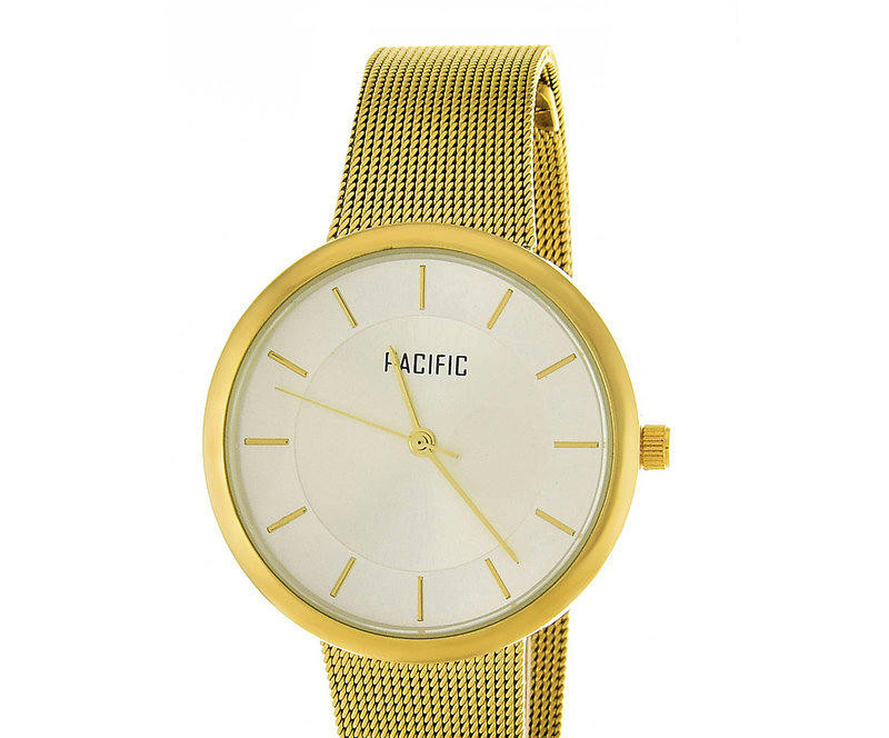 Наручные часы pacific x6143 корп-золот циф-сер/золот браслет